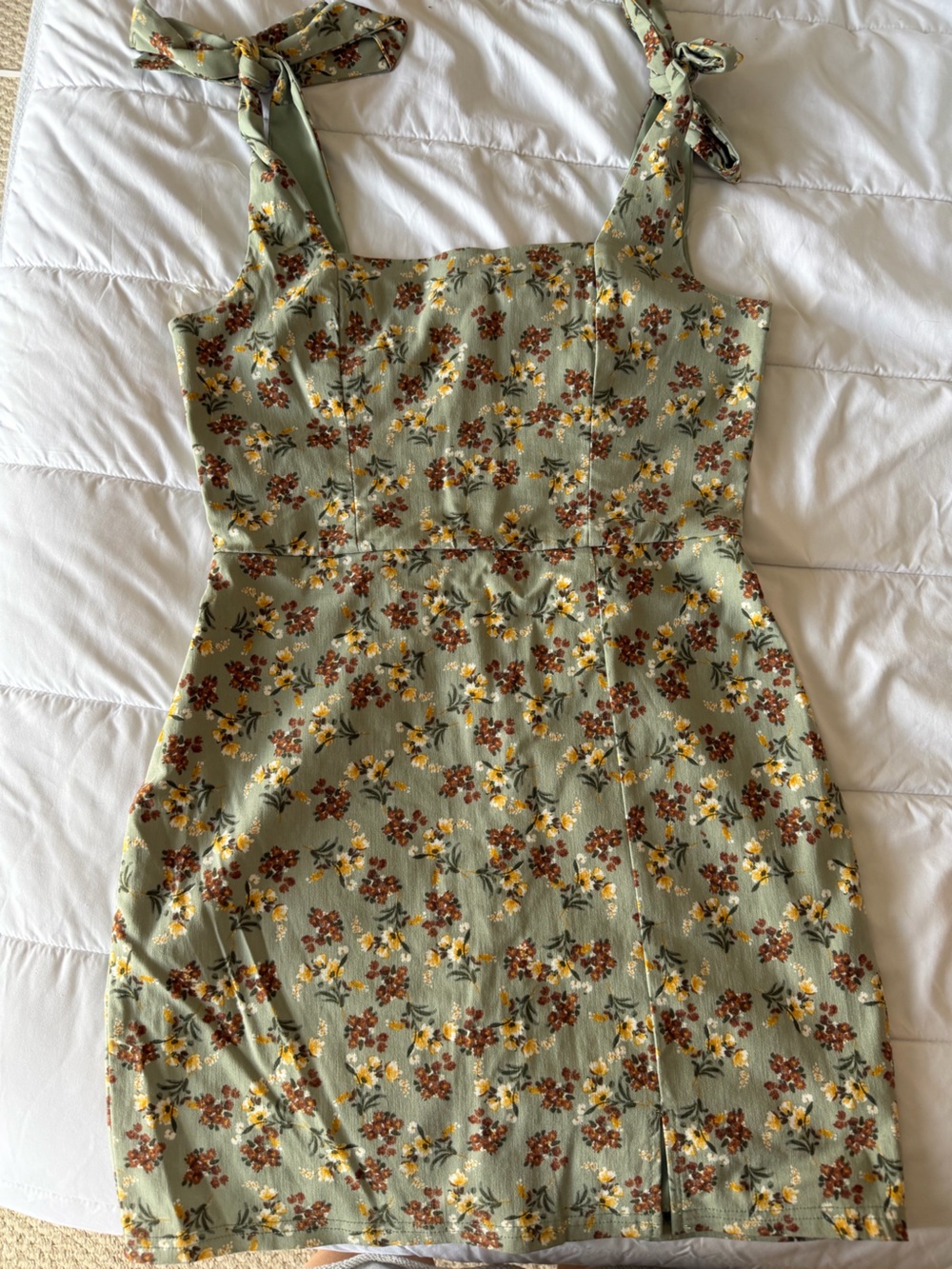 Trixxi Sage Green Floral dress